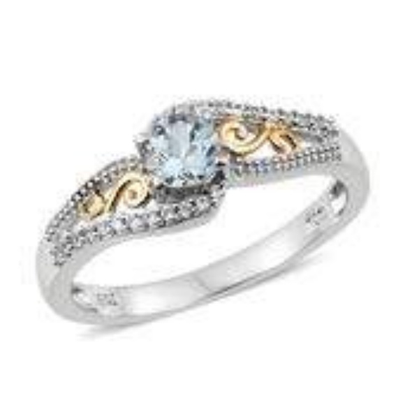 Jewelry - Espirito Santo Aquamarine Sterling Silver Ring